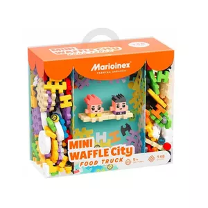 Конструктор Marioinex Blocks Waffle mini Food Truck 904244 цветной набор для сборки