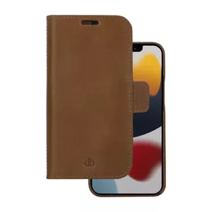 Кожаный бумажник-чехол dbramante1928 Lynge для iPhone 13 Pro Max — Tan, 3 слота для карт, экран 6,7"