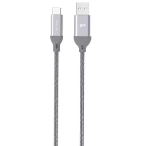 Silicon Power Boost Link Nylon LK30AC USB cable 1 m USB 3.2 Gen 1 (3.1 Gen 1) USB A USB C Grey