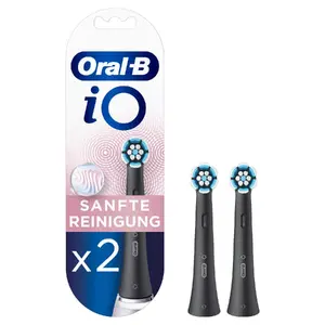 Oral-B Replacement Toothbrush Heads, 2 Pieces, Black