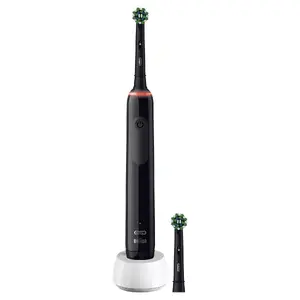 Rotating-oscillating toothbrush Oral-B Pro 3 3000 Black Adult Daily care Sensitive Whitening