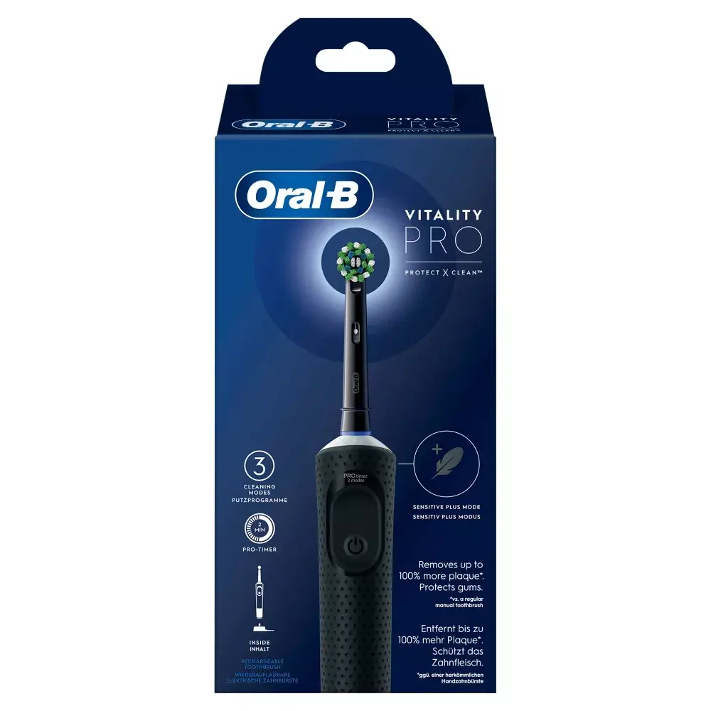 Ротационная зубная щётка BRAUN Oral‑B Vitality Pro Black Photo 3