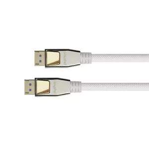 DisplayPort cable Python DP20-PY030W 3 m White