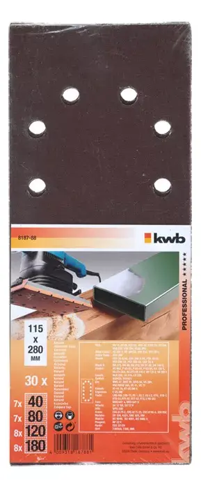 Sanding sheet KWB 818788 Photo 2