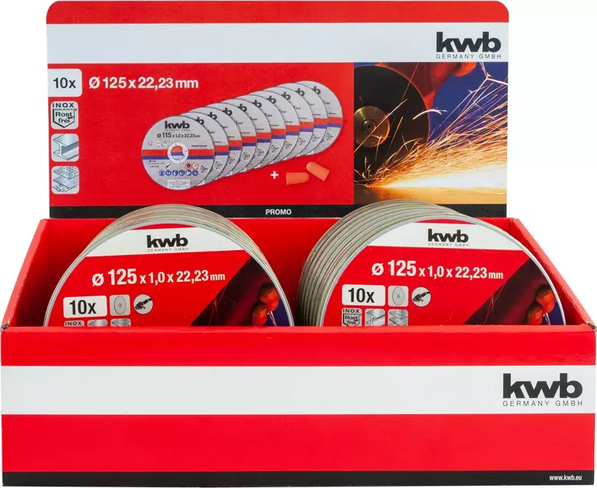 Режущий диск kwb Thin Cutting Disc Set Photo 2