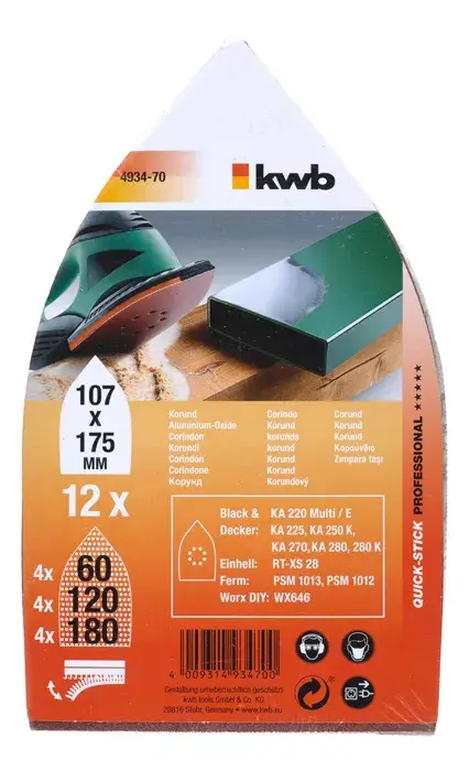 Абразивные диски KWB 493470 Photo 2