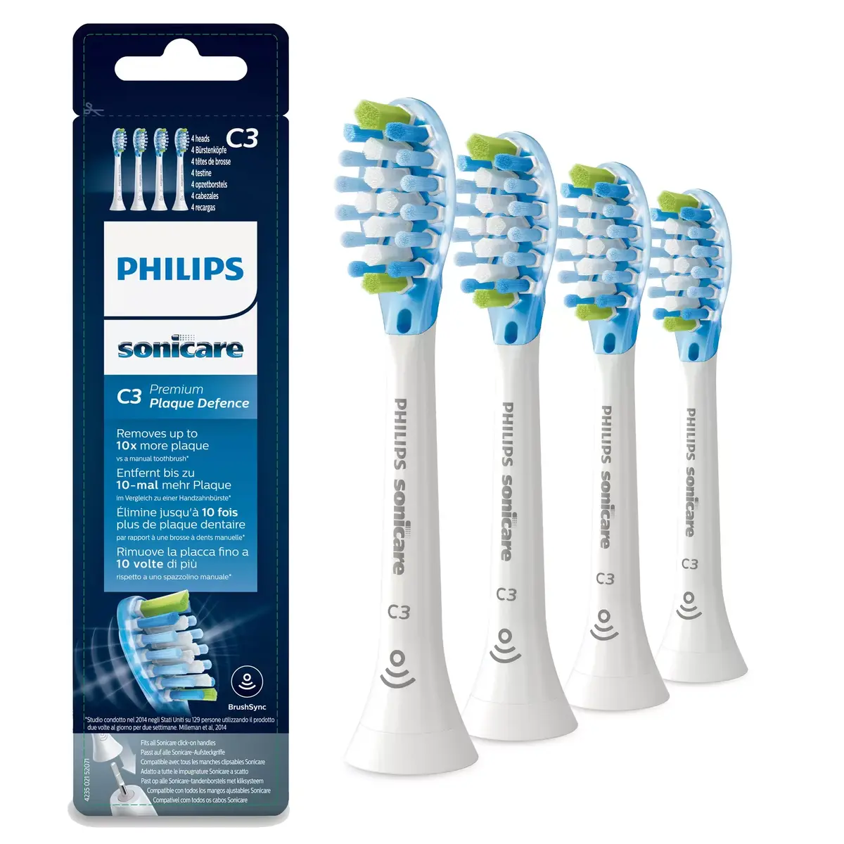 Zobu suku galvas Philips Sonicare C3 Premium Plaque Defence HX9044/17 Photo 2