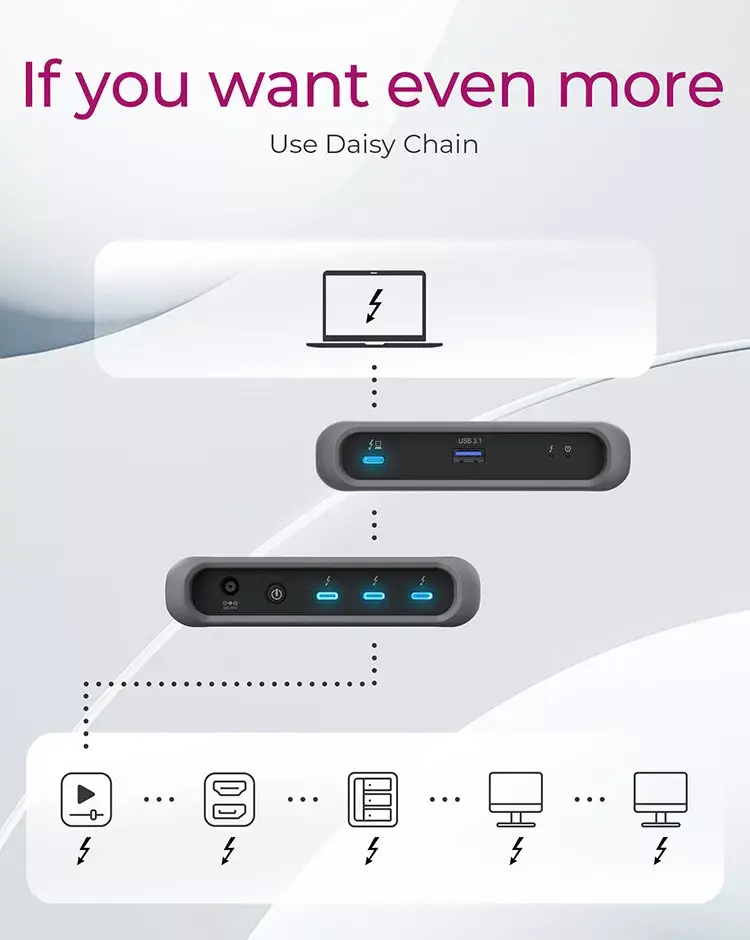 Хаб ICY BOX IB-HUB801-TB4 Photo 5