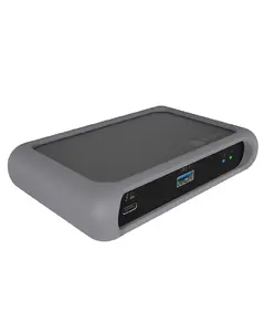 ICY BOX IB-HUB801-TB4 Thunderbolt 4 Centrmezgls ar 40000 Mbit/s Datu Pārraides Ātrumu, USB 3.2 Gen 2 Type-A un 100 W Barošanas Bloku