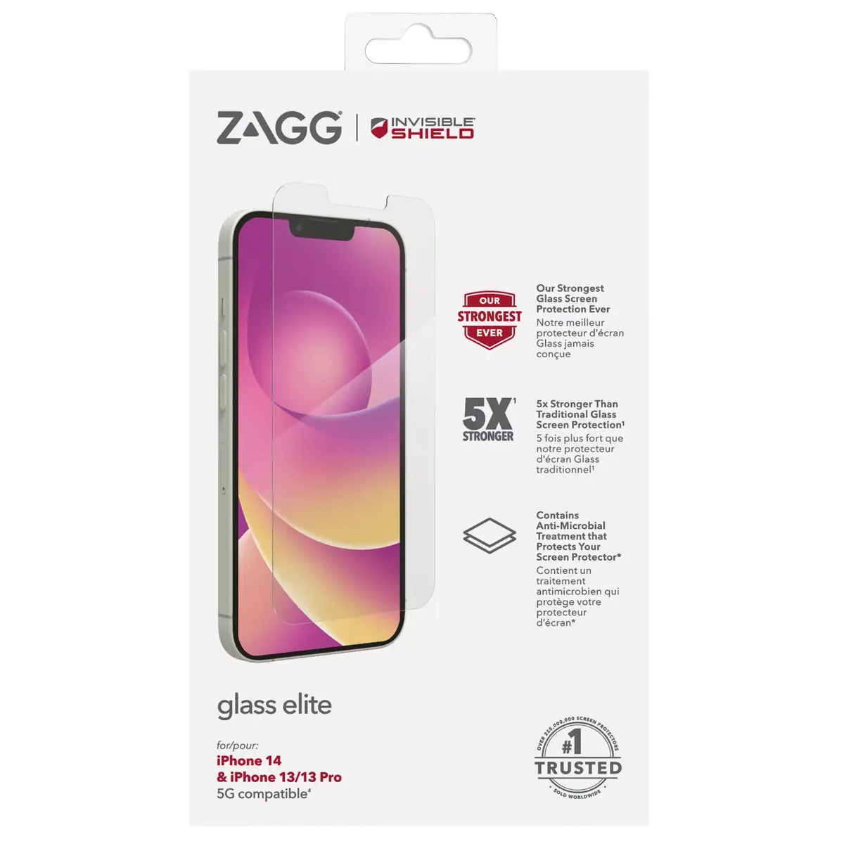 InvisibleShield Glass Elite Ekrāna aizsargstikls Apple iPhone 13/13 Pro/14 Photo 3