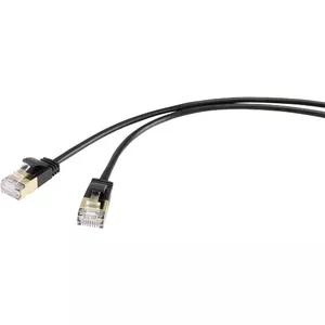 Networking Cable Renkforce RF-4538186 0.5m Cat8.1 F/FTP Black