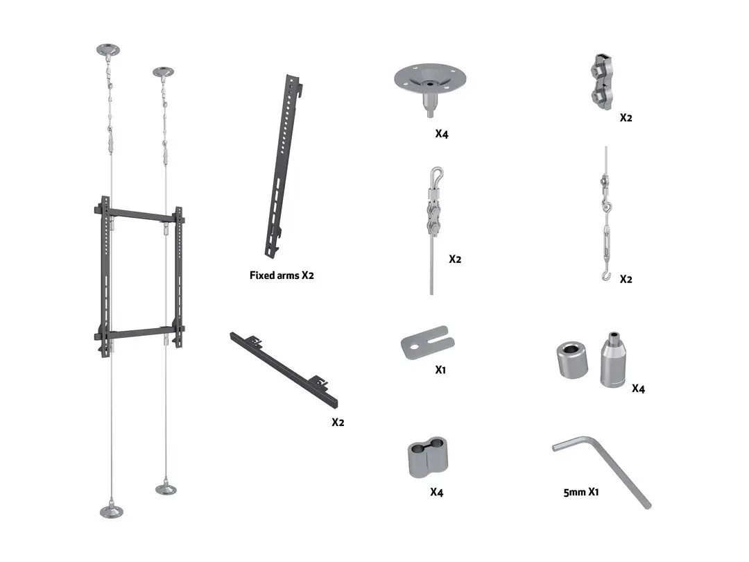 MULTIBRACKETS M Pro Series Wire 3000 TV wall mount Photo 6