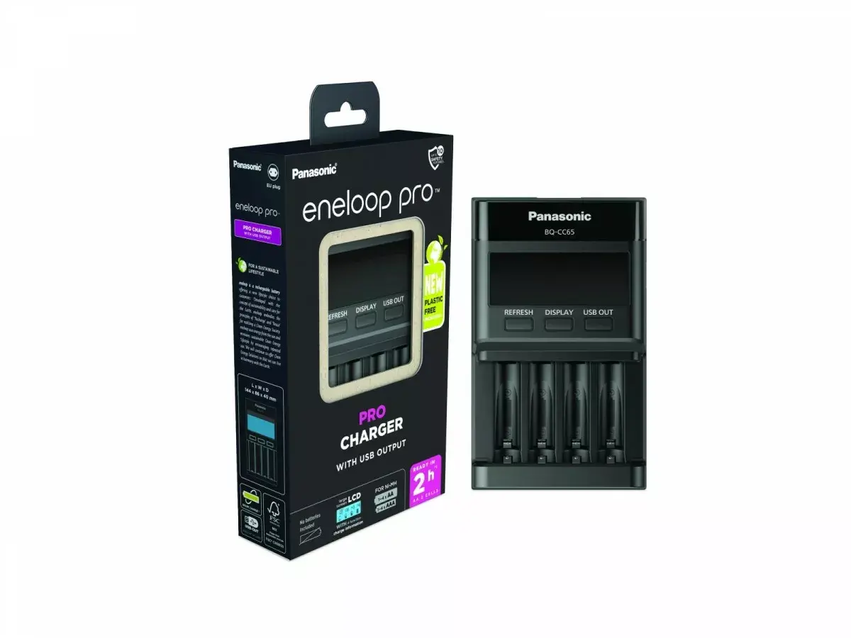 Panasonic ENELOOP Pro BQ-CC65E lādētājs Photo 1
