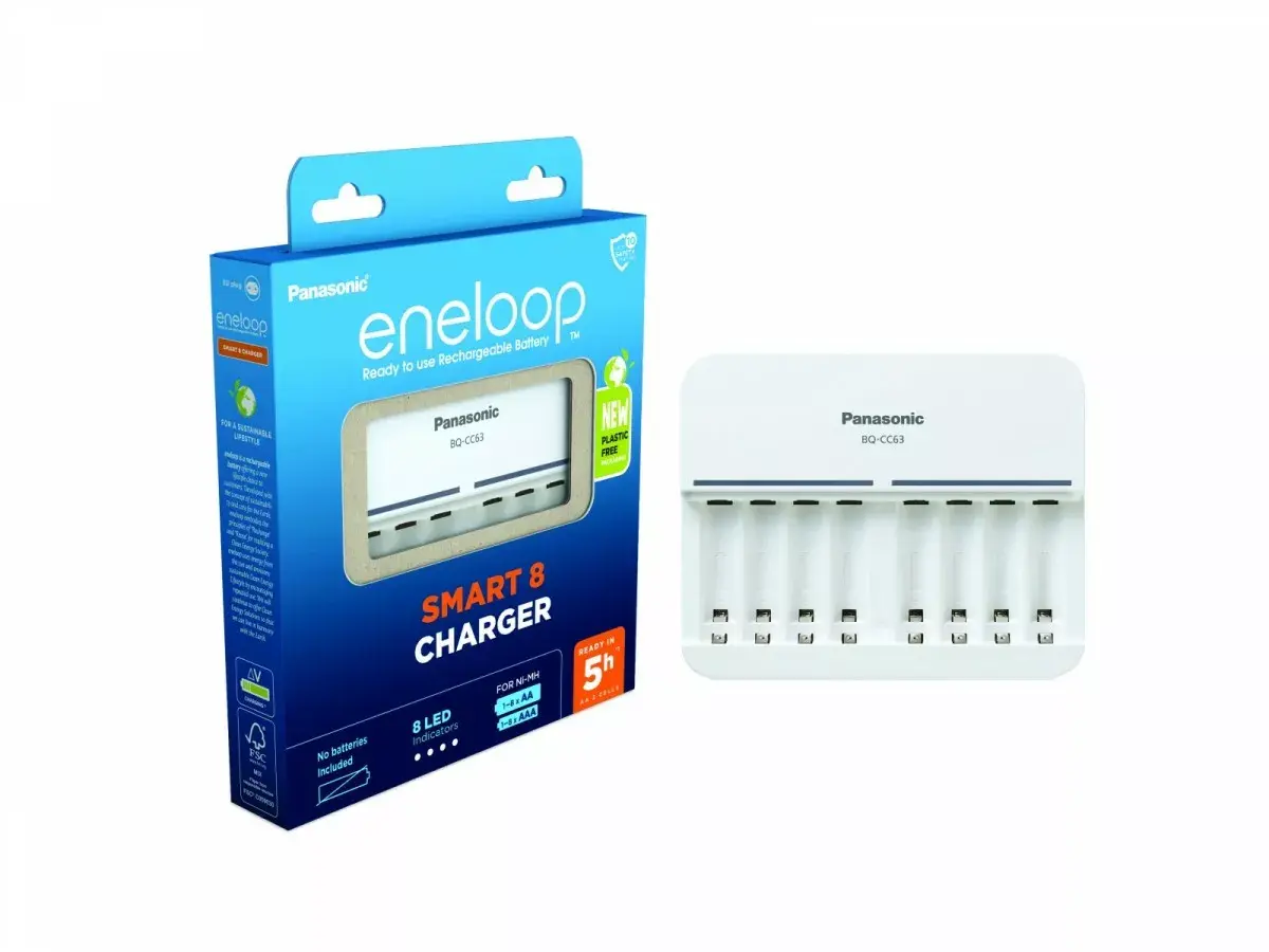 Akumulatoru lādētājs Panasonic Eneloop BQ-CC63 Photo 1