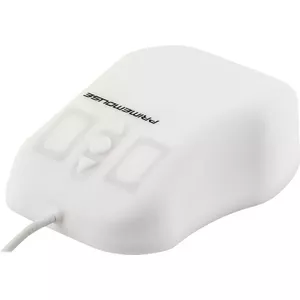 GETT GCQ PrimeMouse silikona pele ar ritināšanas funkciju IP68 ūdensnecaurlaidīga dezinficējama optiskā USB krāsa balta (KH29213)