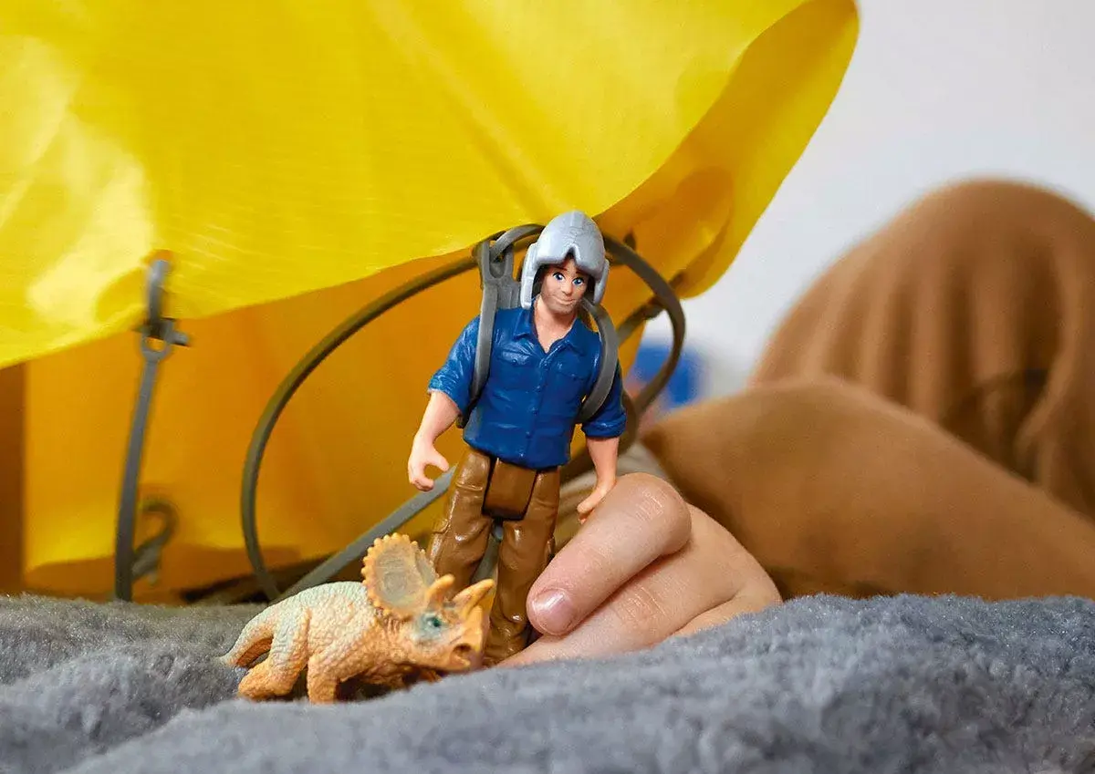 Schleich Динозавры Спасение с Парашютом 41471 Photo 3