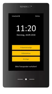 Терминал учёта времени REINER timeCard Terminal 3 — чёрный, 180×320×60 мм