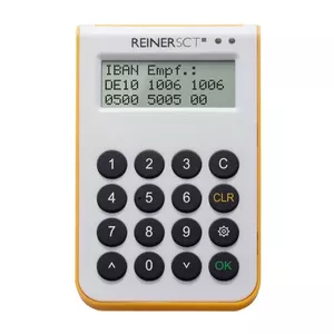 Смарт-картридер REINER cyberJack one USB бело-жёлтый, USB-подключение, модель 2714101-000