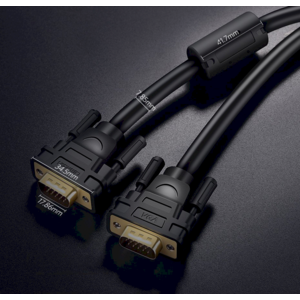 Ugreen VGA (vīrietis) - VGA (vīrietis) kabelis FHD 1,5 m melns (VG101 11630)