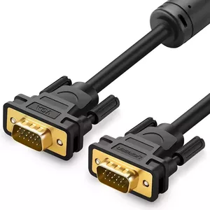 UGREEN VGA vīrietis–vīrietis kabelis 1,5 m melns — VGA (m) uz VGA (m) FHD (modelis 11630)