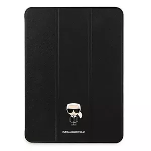Tablet book cover Karl Lagerfeld KLFC12OKMK for iPad Pro 12.9 (2021) black Saffiano, weight 0.491 kg