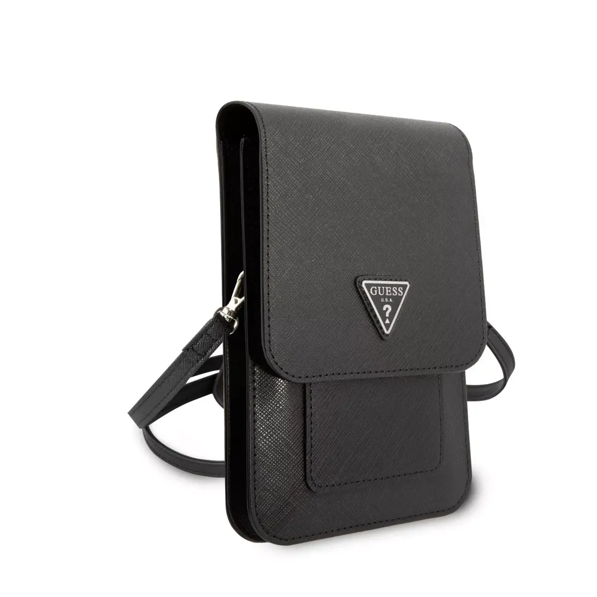 GUESS smartphone bag GUWBSATMBK black Saffiano Photo 2