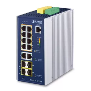 Управляемый коммутатор PLANET IP30 Industrial L2+/L4 8-портовый Gigabit Ethernet