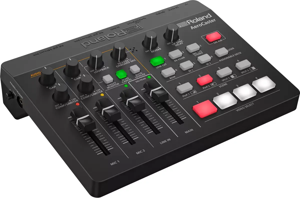 Audio interfeiss Roland AeroCaster Black Photo 3