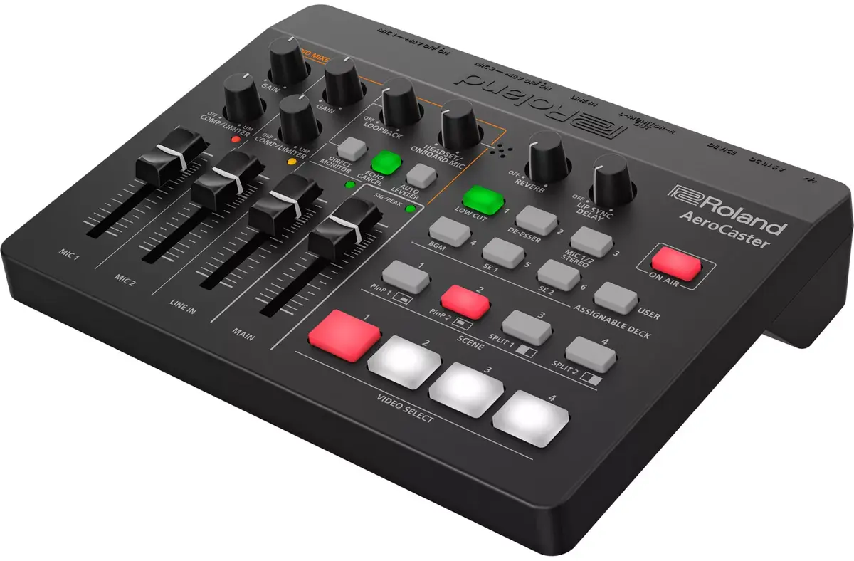 Audio interfeiss Roland AeroCaster Black Photo 4