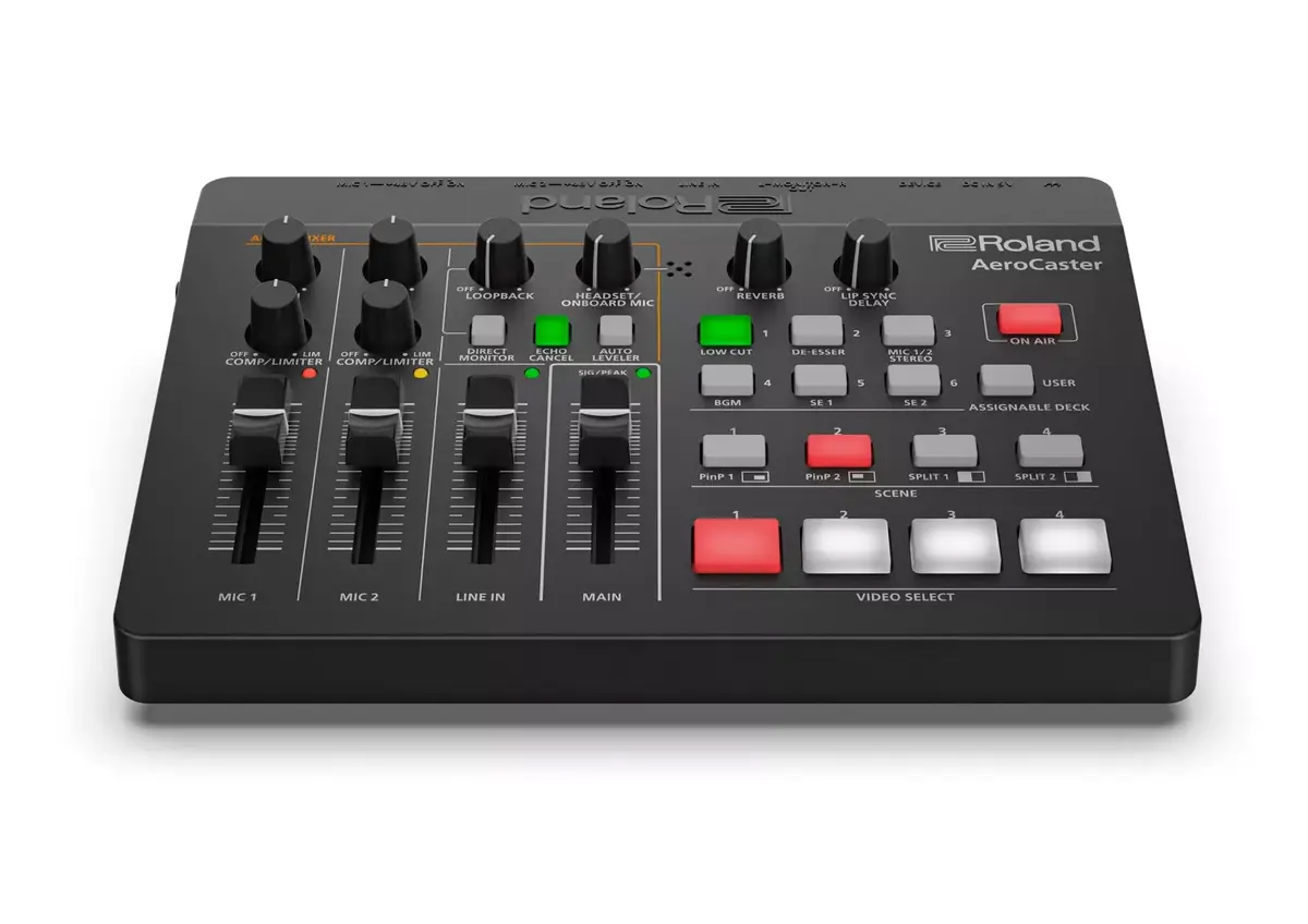 Audio interfeiss Roland AeroCaster Black Photo 8