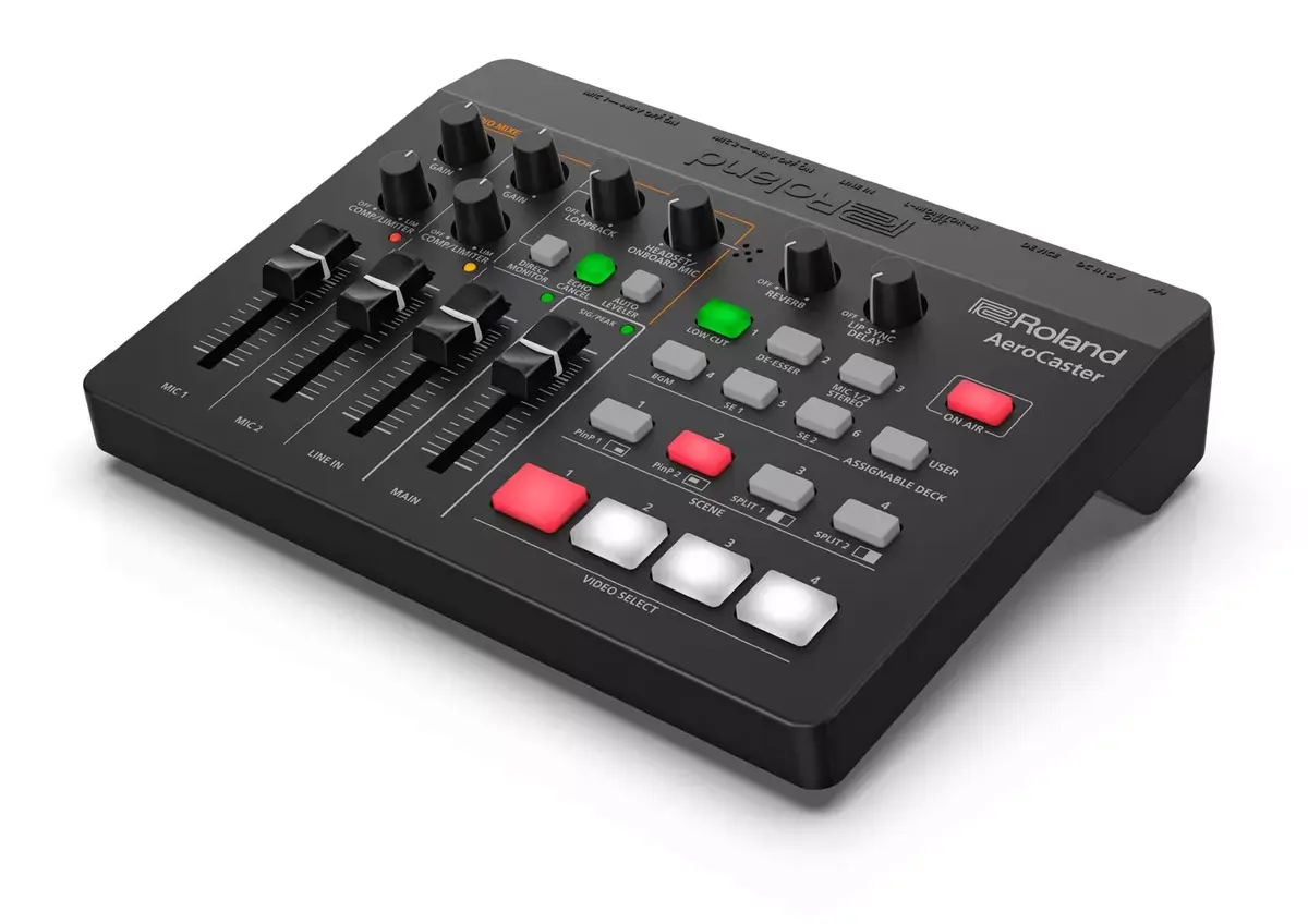 Audio interfeiss Roland AeroCaster Black Photo 10