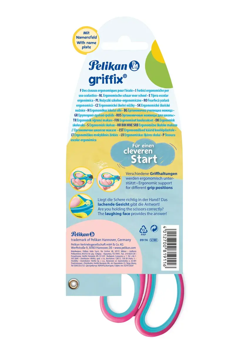 Scissors Pelikan Griffix Universal Straight cut Photo 7