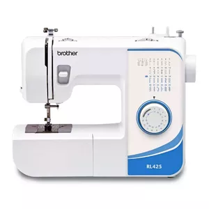 Sewing machine Brother RL 425 White Blue with 4 stitch patterns