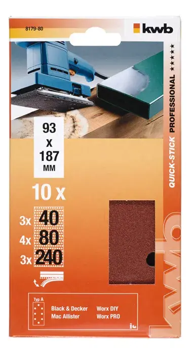 Sanding sheet KWB 817980 Photo 3