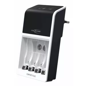 Battery charger ANSMANN COMFORT-PLUS — automatic charger for 1–4×AA/AAA and 1×9V NiMH batteries with LED indicator