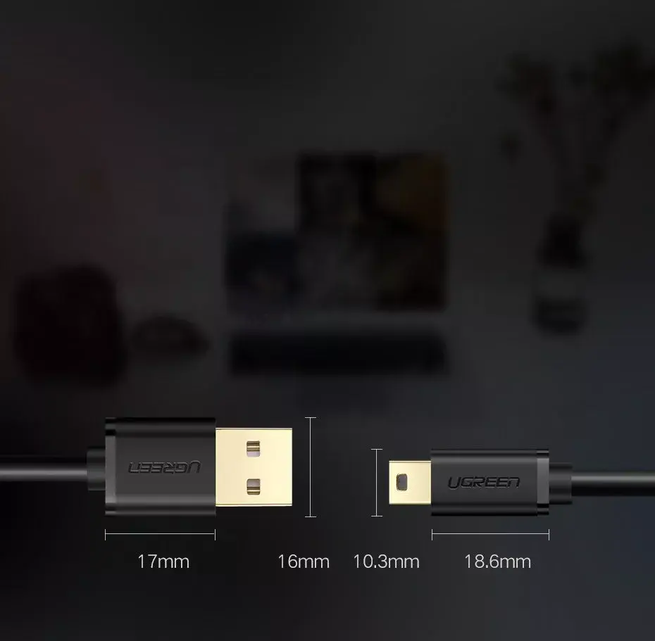 UGREEN US132 Mini-USB kabelis 2 m Photo 12