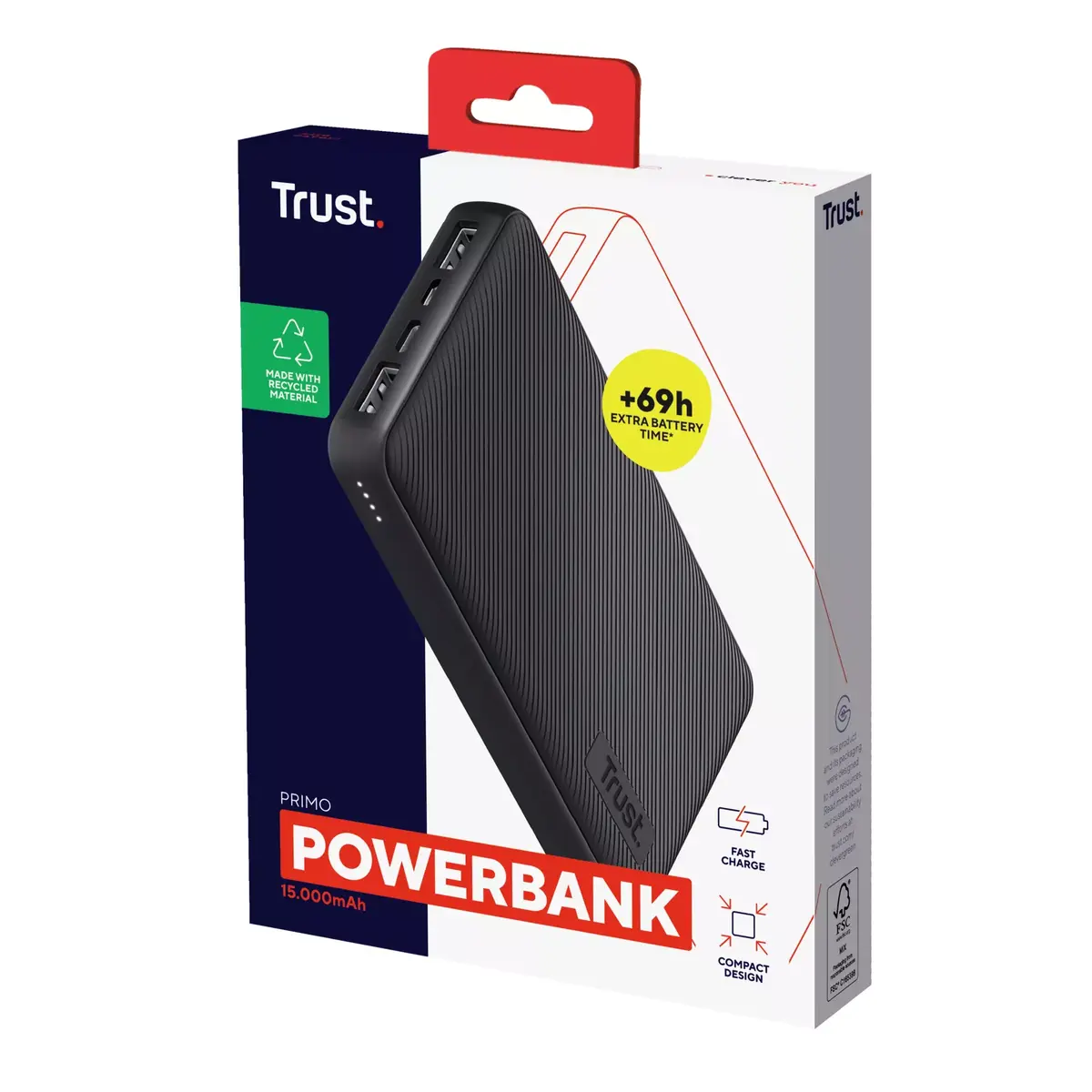 Портативный аккумулятор Trust Primo 24677 Photo 6