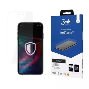 3MK HardGlass caurspīdīgs ekrāna aizsargs Apple iPhone 14 Pro Uzticams pret triecieniem un skrāpējumiem