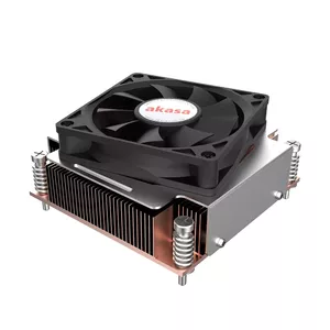 Hybrid cooler Akasa Intel LGA1700 7 cm Black Copper Grey