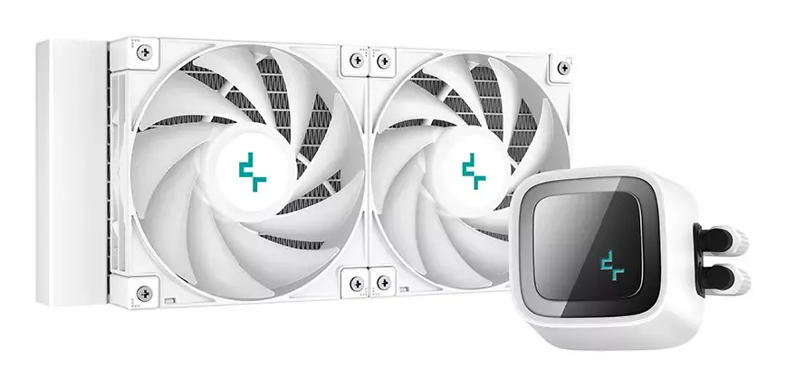 All-in-one liquid cooler DeepCool LS520 WH Photo 2