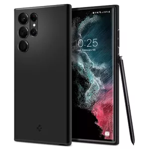 Чехол Spigen Thin Fit черный Samsung Galaxy S22 Ultra 6.8"