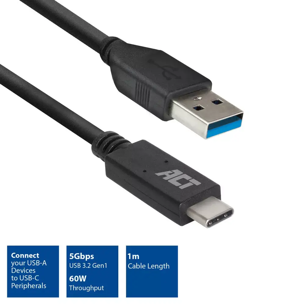 ACT USB 3.0 kabelis USB-A uz USB-C Photo 6