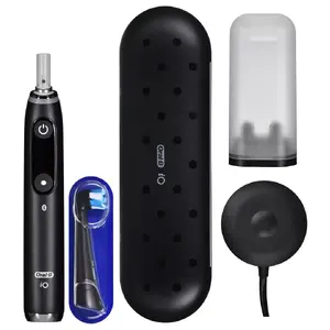 Electric toothbrush Braun Oral-B iO Series 9 Luxe Edition — magnetic handle, 7 modes, pressure sensor, LED indicators, black