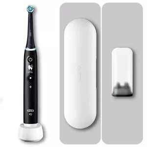 Rotating electric toothbrush BRAUN Oral‑B iO Series 6 Black — 5 modes, pressure sensor, 1 brush head, travel case