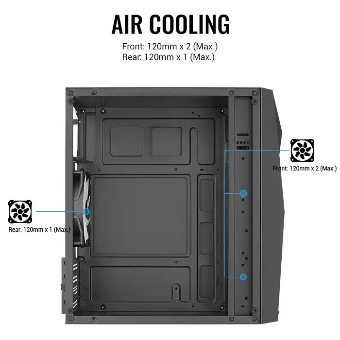AEROCOOL Raider Mini G V3 корпус Mini-ITX/microATX Photo 6
