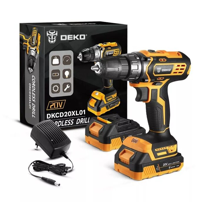 Deko dkcd20 black edition 063 4050. Deko dkcd20. drill batareye.
