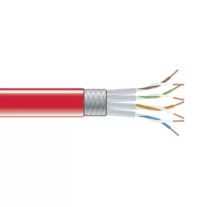 Сетевой кабель Black Box Cat6 Красный 30м S/FTP
