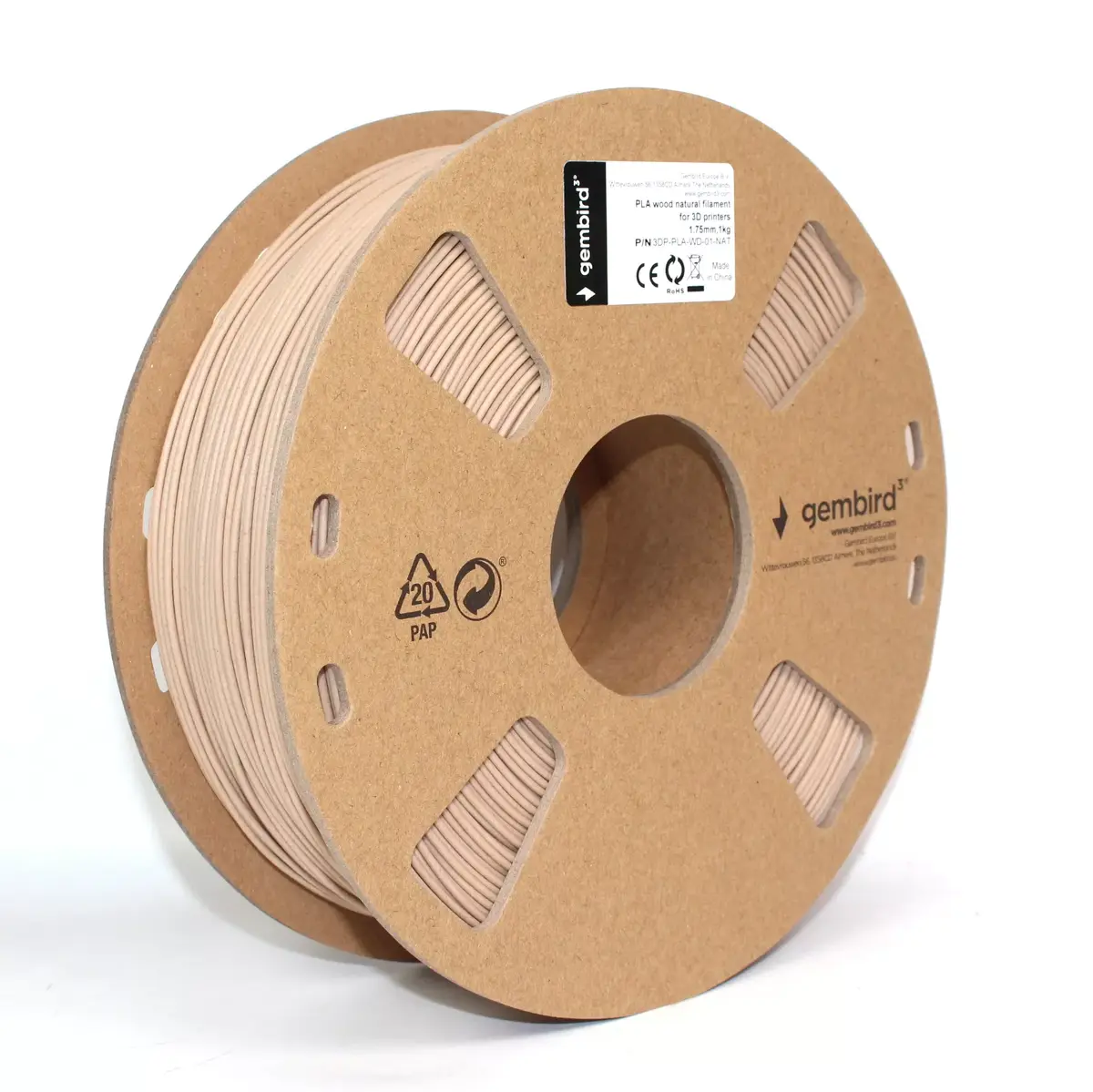 Flashforge Wood PLA filament 1.75 mm 1 kg Photo 2