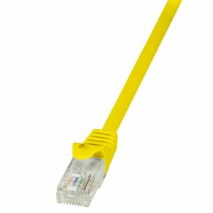 LogiLink 1.5m Cat.5e U/UTP tīkla kabelis Dzeltens 1,5 m Cat5e U/UTP (UTP)