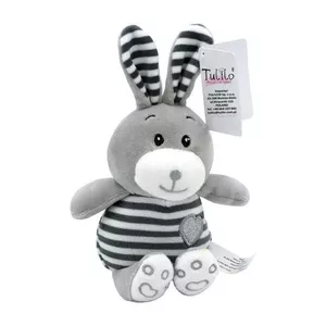 Mīkstā rotaļlieta TULILO Svītrainais Cuddles trusis 26 cm plīša